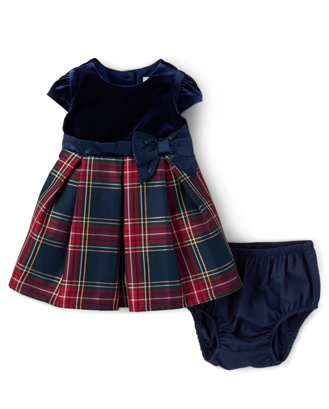 Vestido azul lentejuelas niña Childrens Place 4 a 16 años cuadros 34337264
