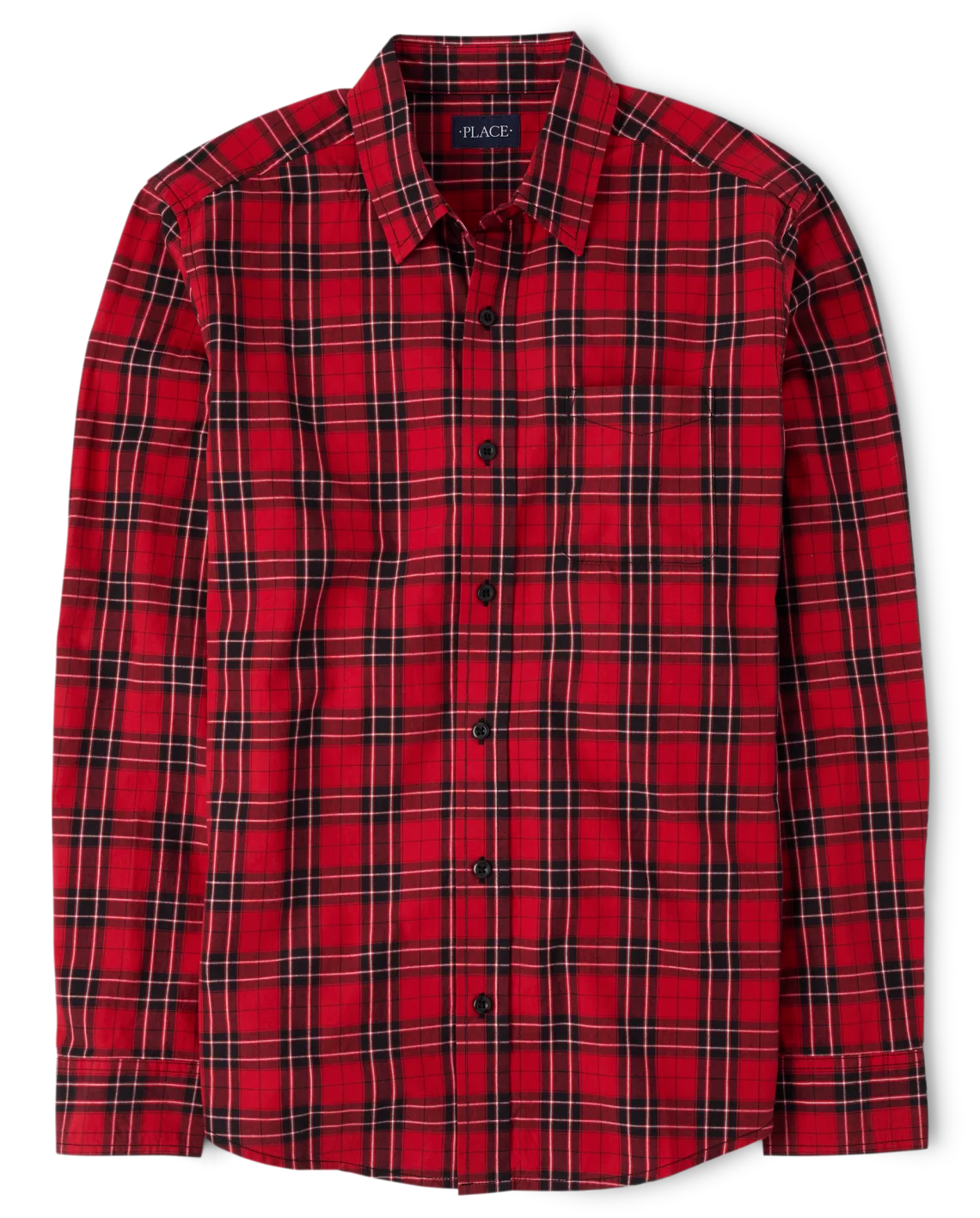 Camisa Cuadros Rojos Hombre  Childrens Place Adulto ROJO Y NEGRO  83263472