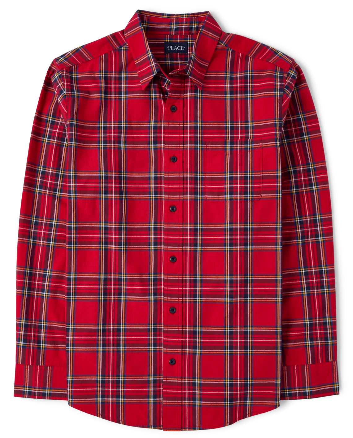 Camisa Cuadros Rojos Childrens Place Adulto ROJO NEGRO AMARILLO 13452784