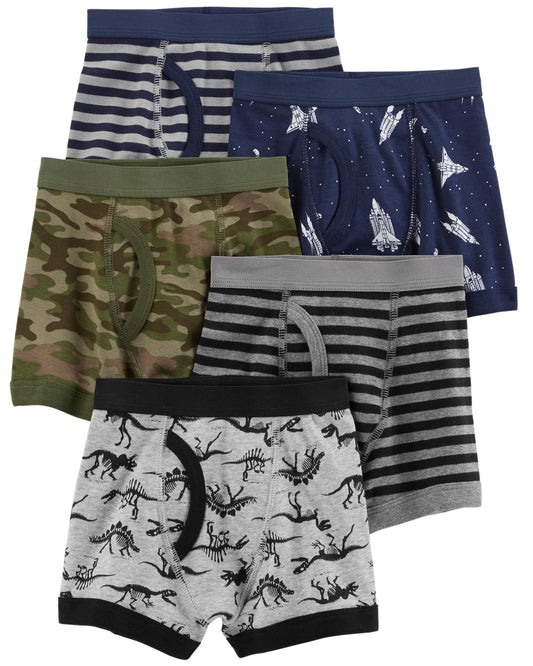 Set 5 boxer Ropa interior carters niño