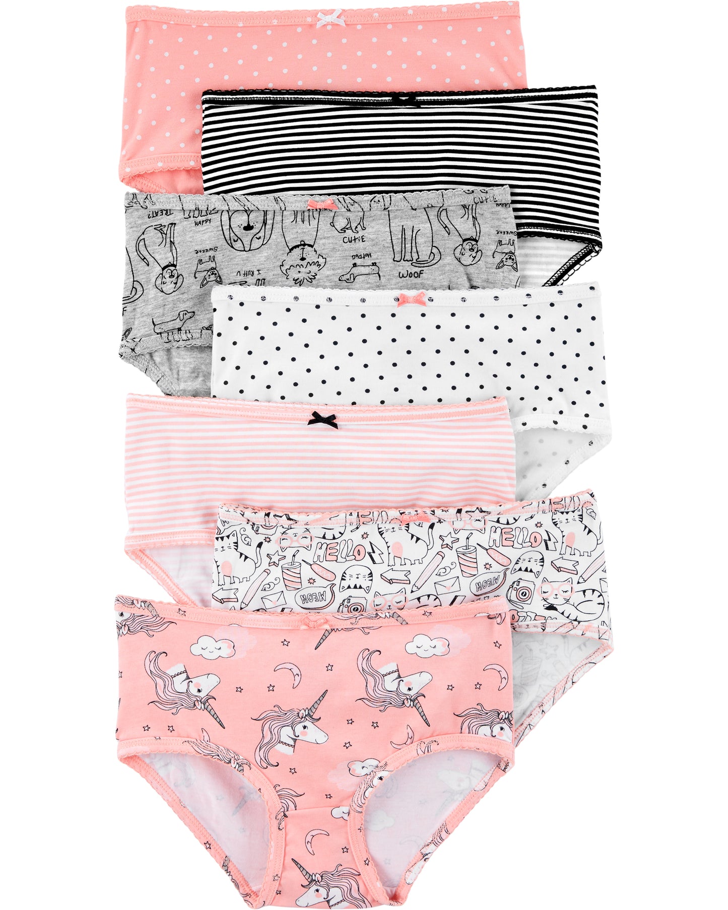 Ropa interior 7 pack Carter's niña
