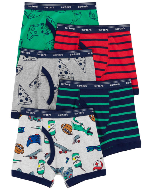 Set 5 boxer Ropa interior Carters niño