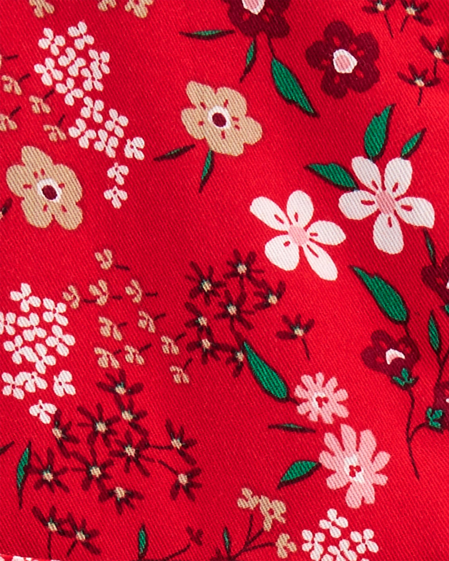 Vestido rojo flores carters 95654128
