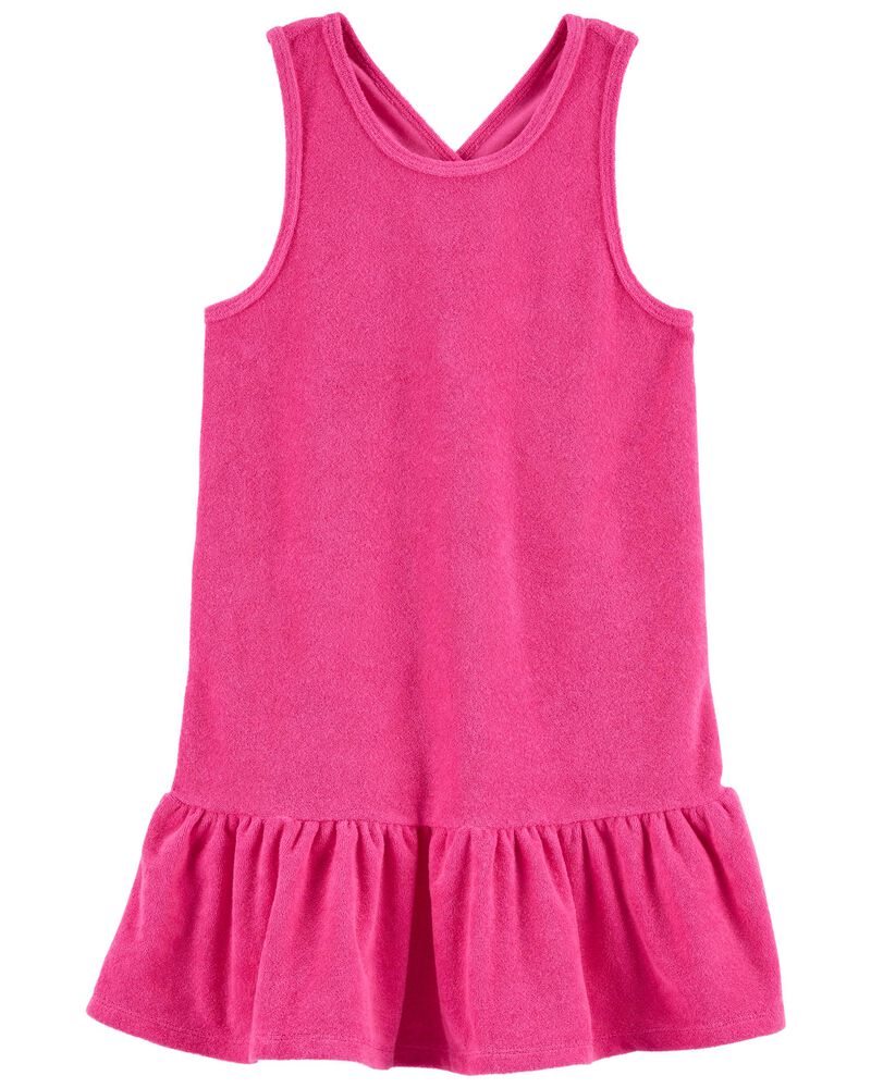 vestido rosado salida de baño  Carters niña