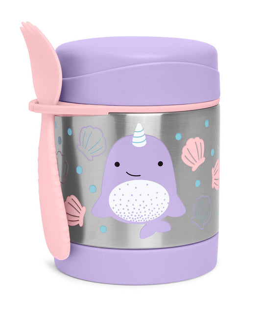 Termo contenedor termico delfin unicornio con tenedor para comida 9I238710