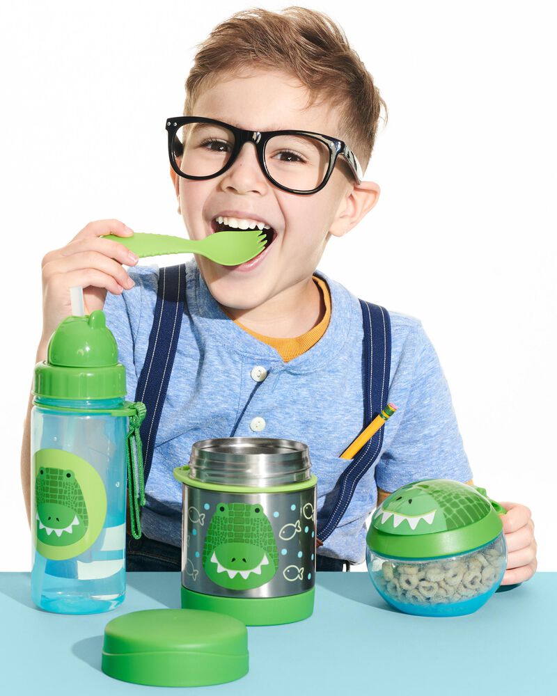 Termo contenedor termico Skip hop cocodrilo con tenedor