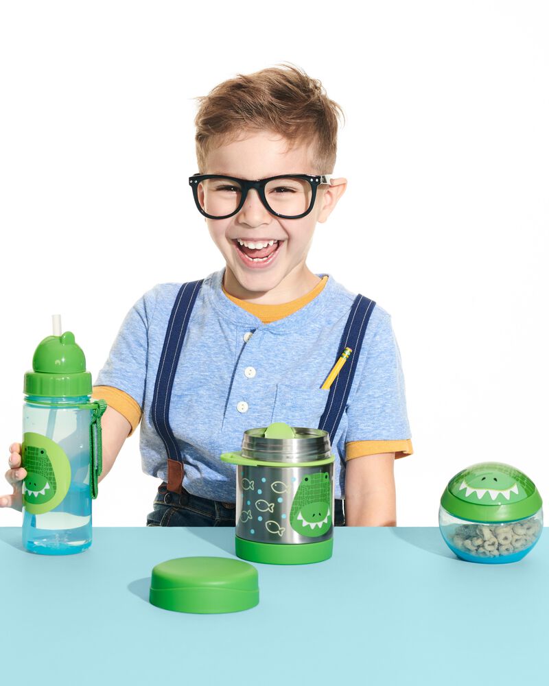 Termo contenedor termico Skip hop cocodrilo con tenedor