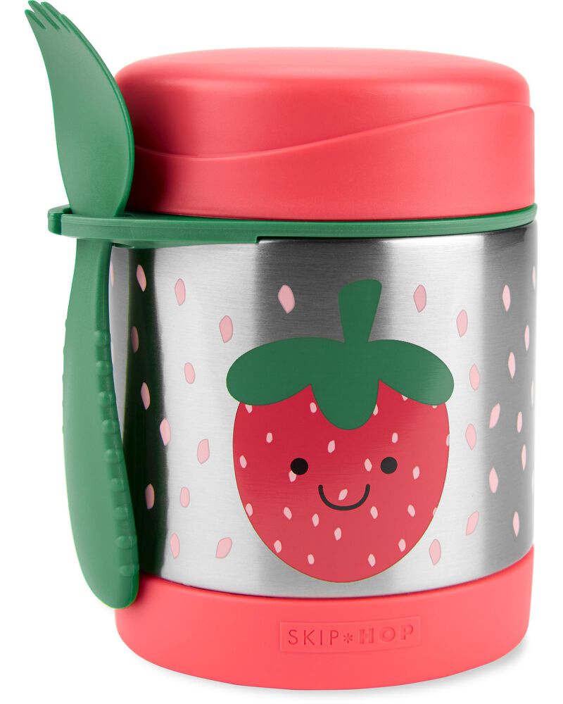 Termo contenedor termico Skip hop Fresas con tenedor para comida