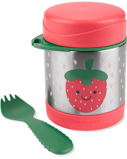 Termo contenedor termico Skip hop Fresas con tenedor para comida