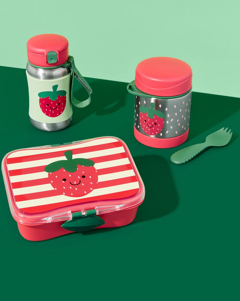 Termo contenedor termico Skip hop Fresas con tenedor para comida