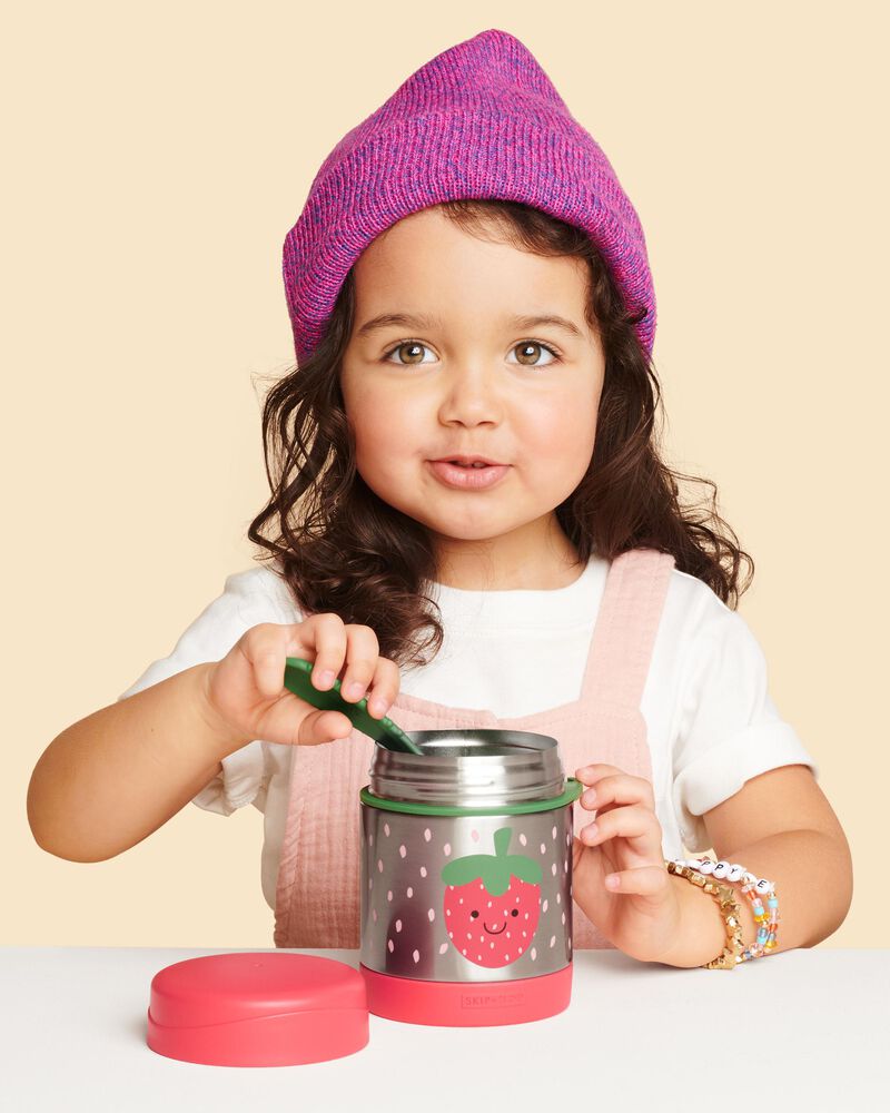 Termo contenedor termico Skip hop Fresas con tenedor para comida