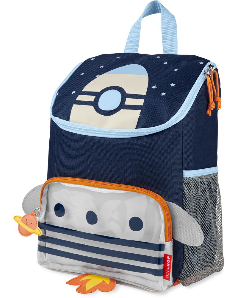 Mochila Skip hop cohete azul grande