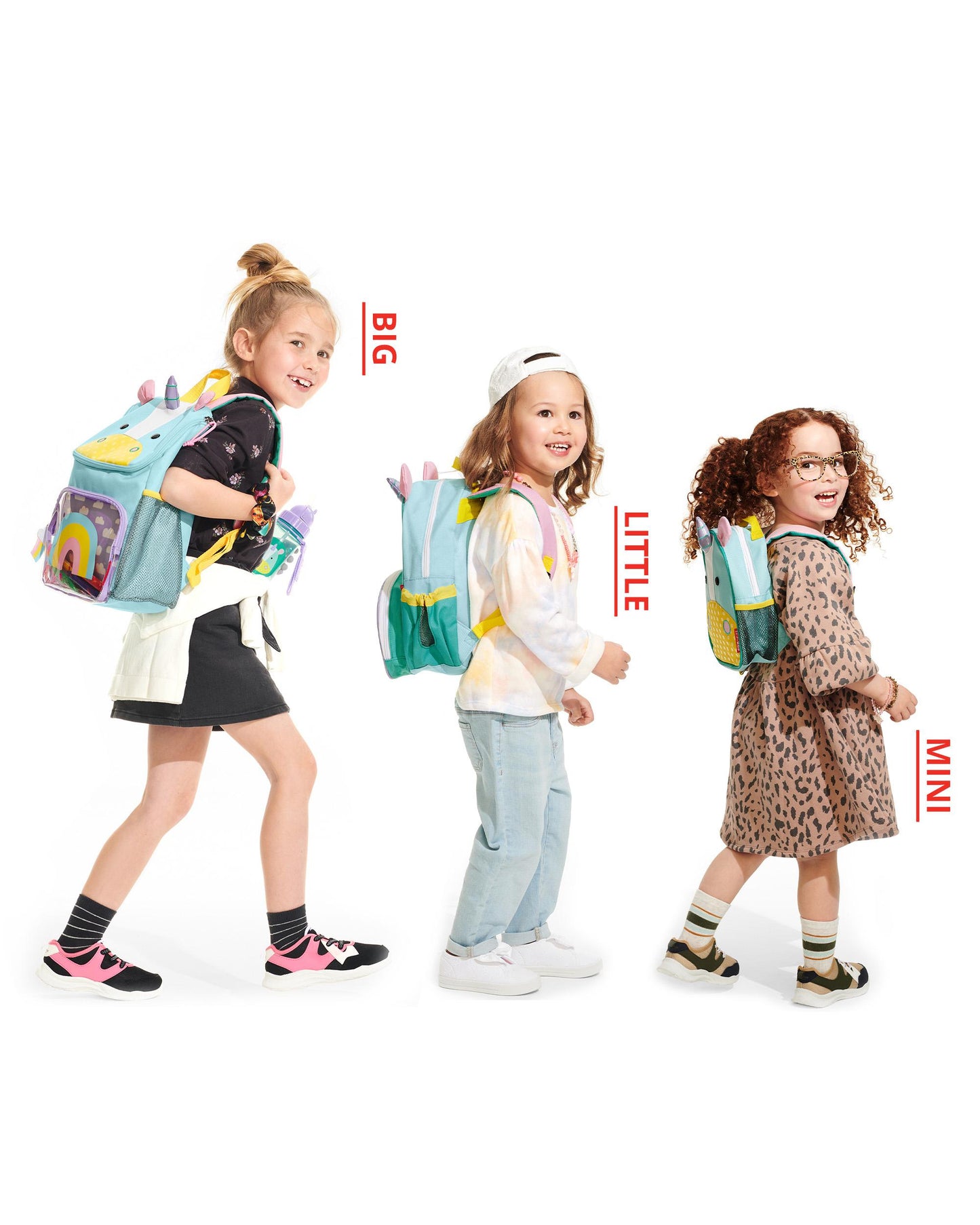 Mochila Skip hop Unicornio grande verde amarillo by Carter’s