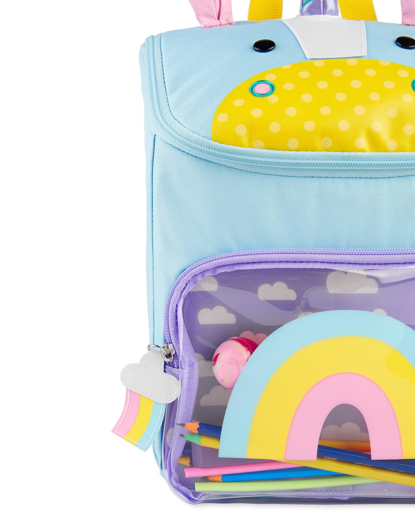 Mochila Skip hop Unicornio grande verde amarillo by Carter’s