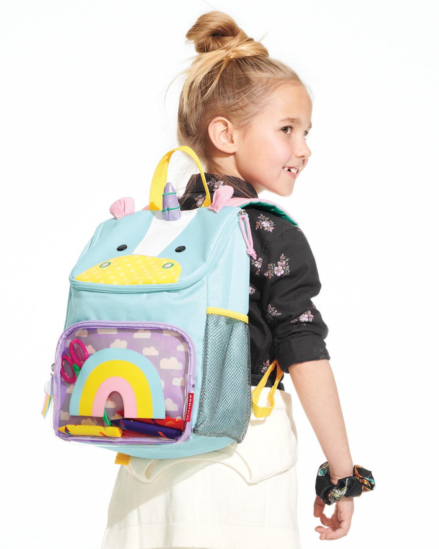 Mochila Skip hop Unicornio grande verde amarillo by Carter’s