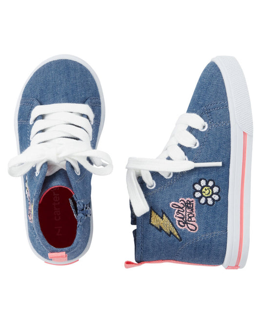 Tenis burritos Oshkosh azul niña