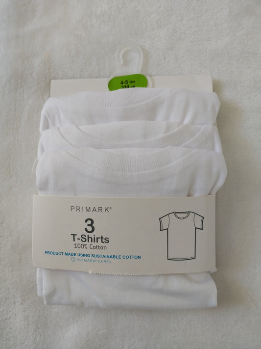 Set 3 Camisas blancas centro unisex