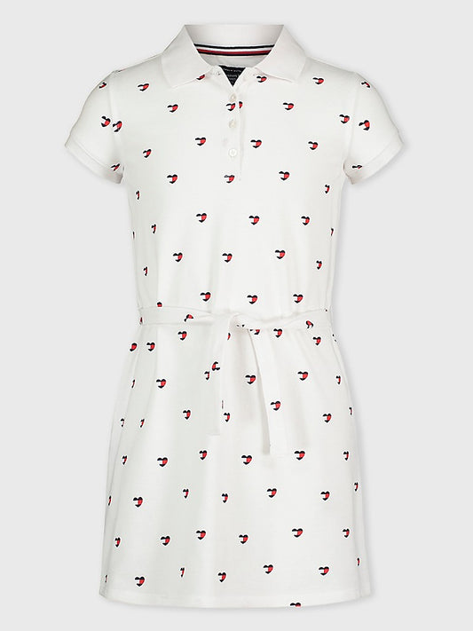 Vestido niña Tommy blanco