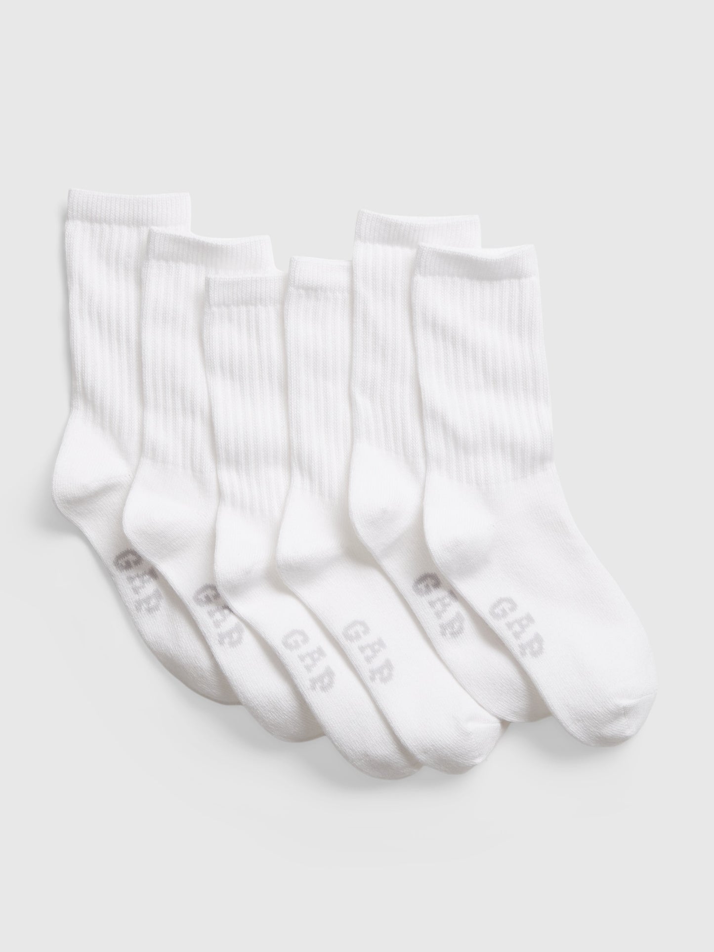 Set 3 pares calcetines Blancos unisex Gap altos