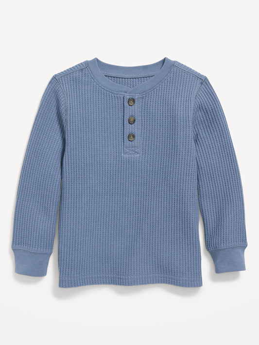 Camisa azul manga larga Old Navy niño