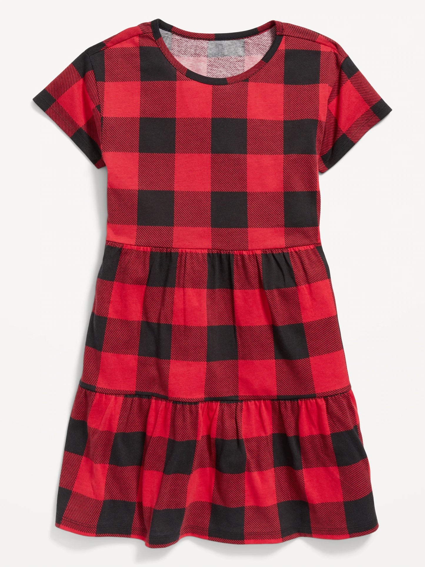 Vestido cuadros rojo Old Navy niña 5-16 40105456