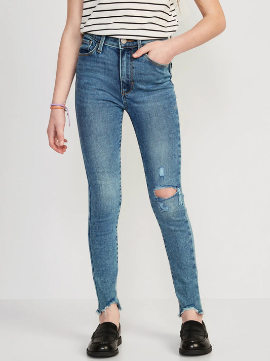 Pantalon Jeans roto azul claro Old navy nina 763811 -00- 1