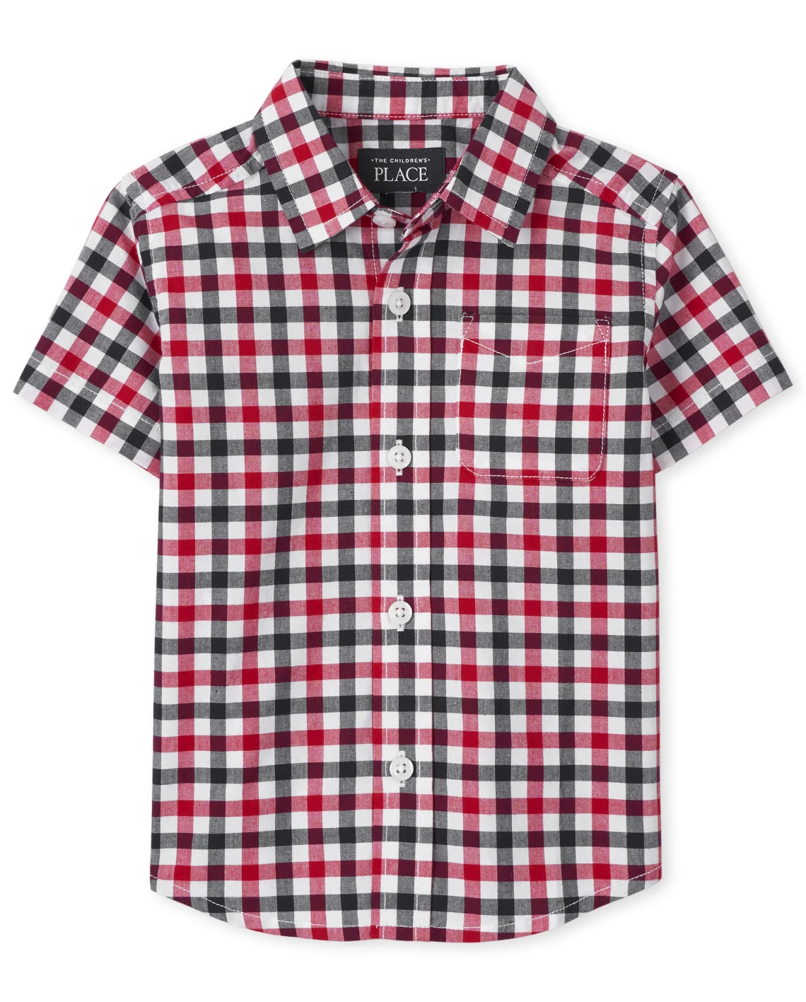 Camisa cuadros roja Childrens Place niño 12 meses -14 años