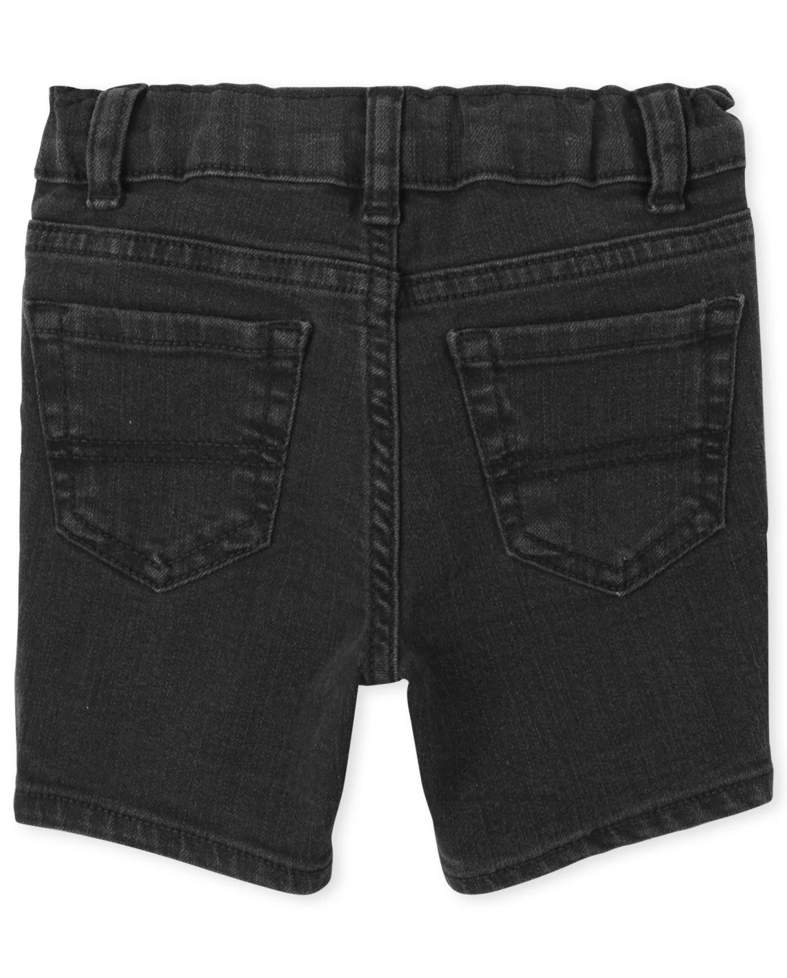 Calzoneta Short Jeans childrens place niño gris negro azul
