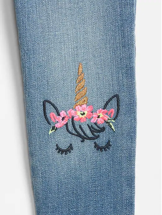 Pantalon Jeans niña Gap Unicornio 490138-00-1