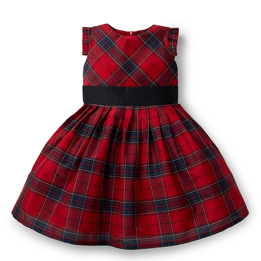 Vestido rojo cuadros Henry And Hope 82658288