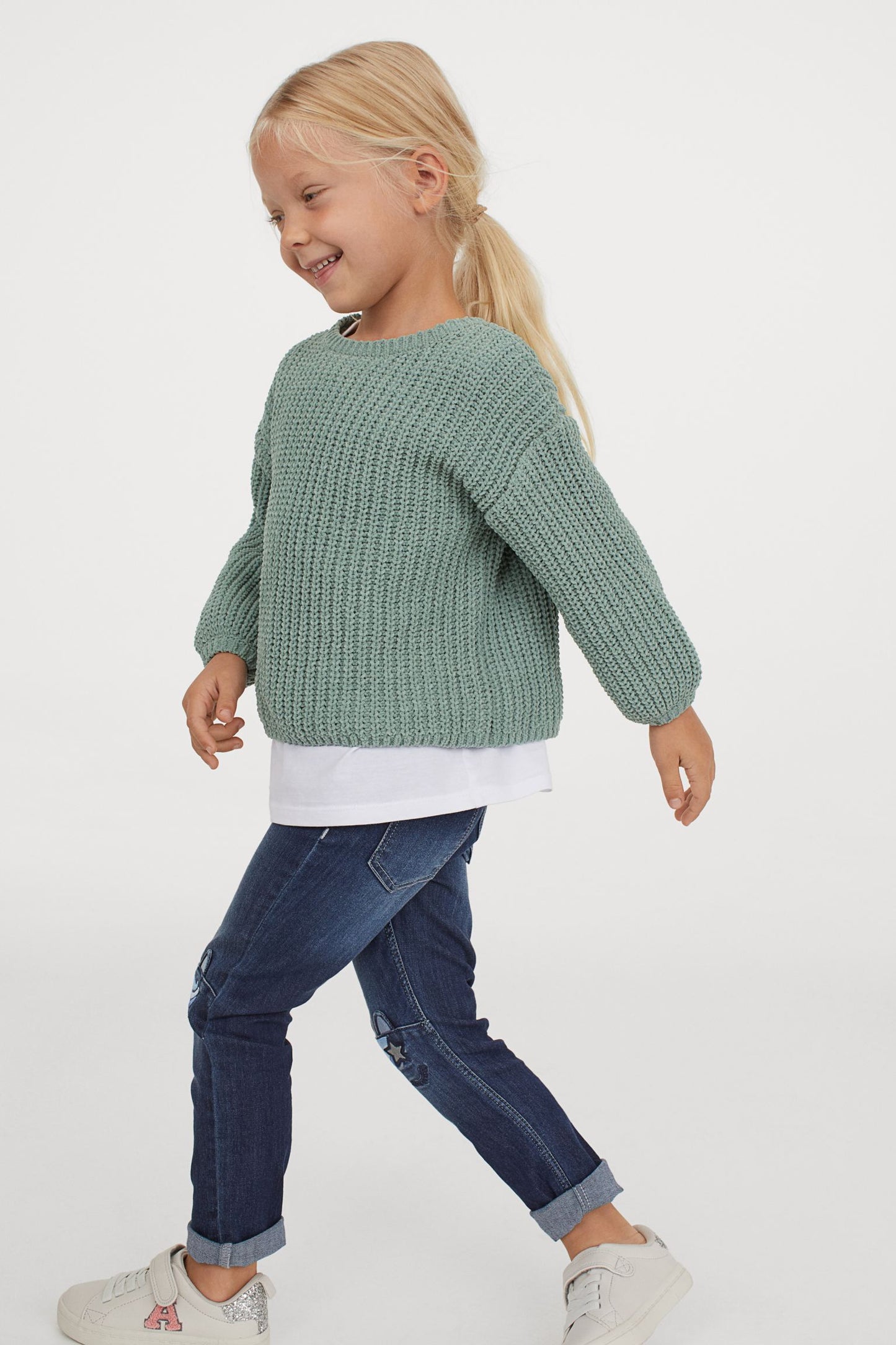 Pantalon Jeans niña H&M unicornio 047280