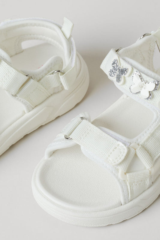 Sandalias H&M niña mariposa blancas promo 2x1000