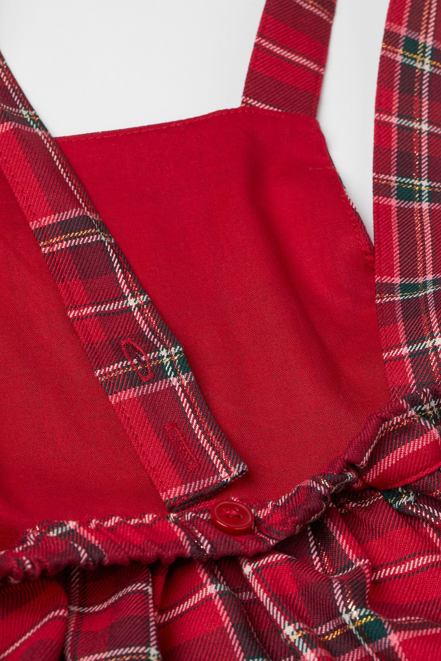 Vestido Set 2 piezas niña H&M rojo cuadros 51835888