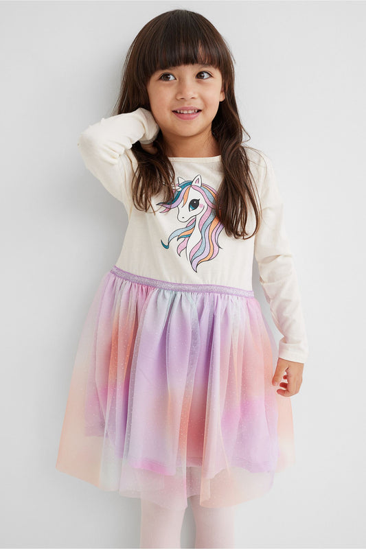 Vestido niña unicornio tutu H&M 74796784