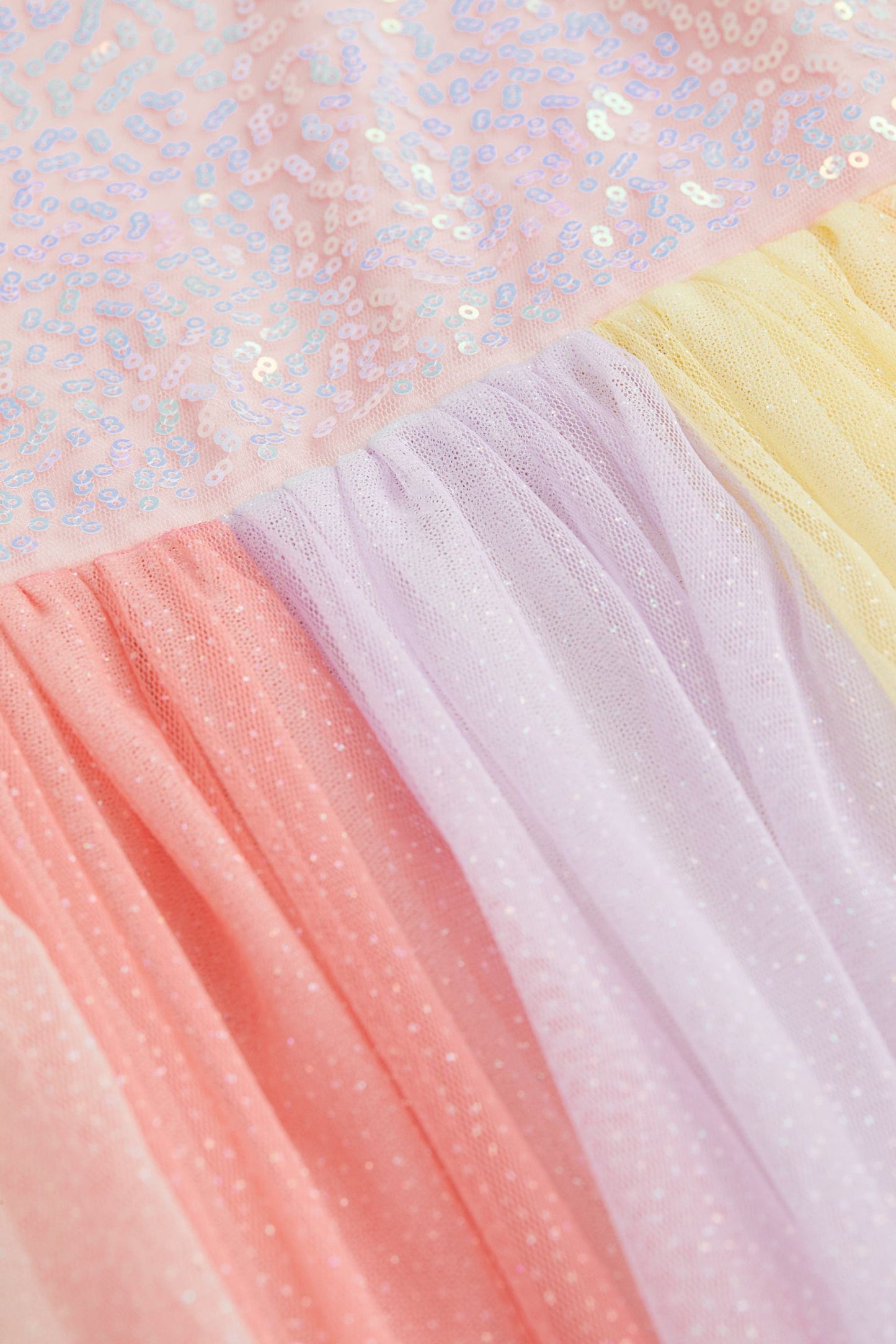 Vestido niña H&M tulle glitter