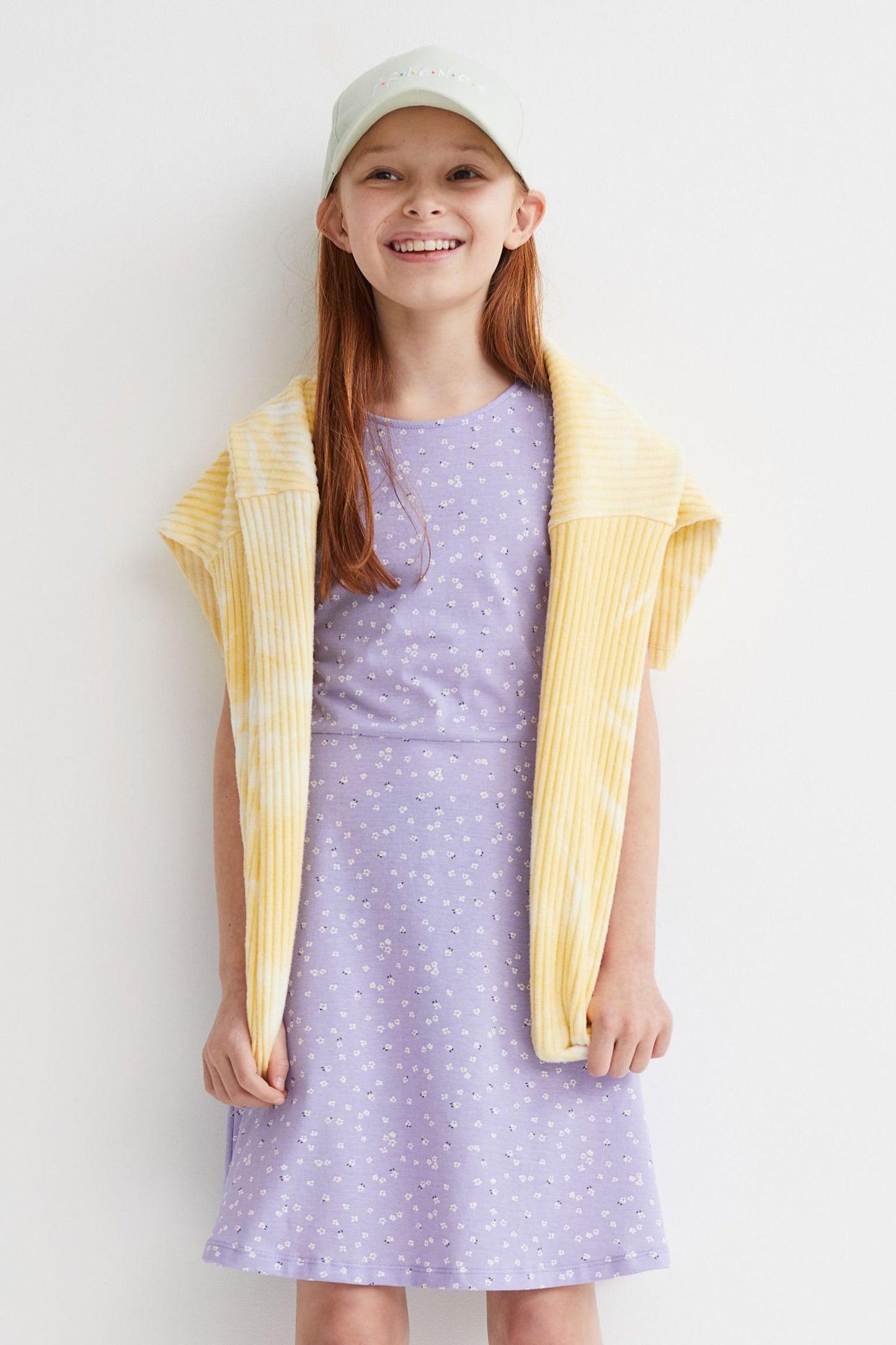 Vestido niña H&M morado 8 a 14+