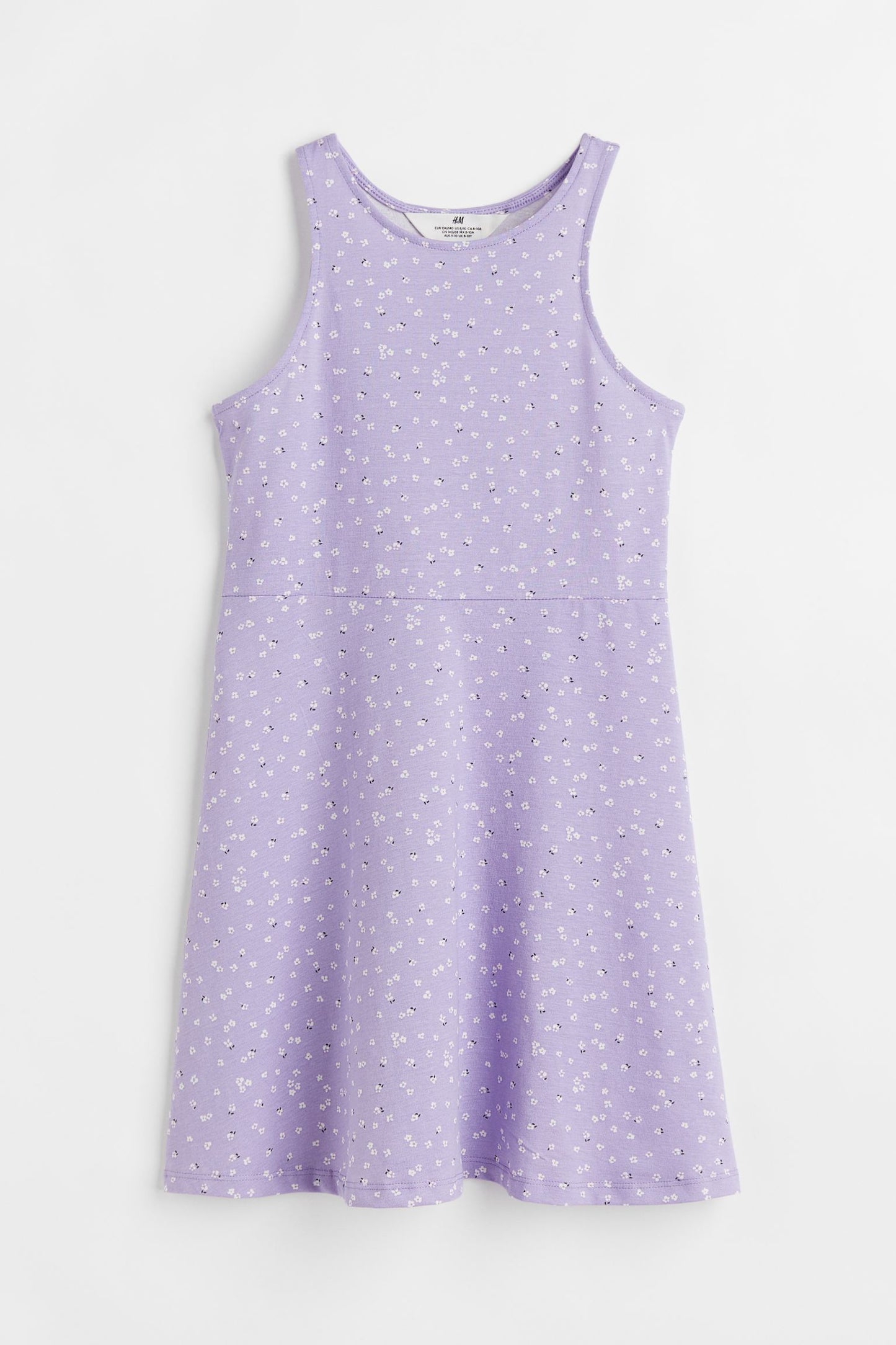 Vestido niña H&M morado 8 a 14+
