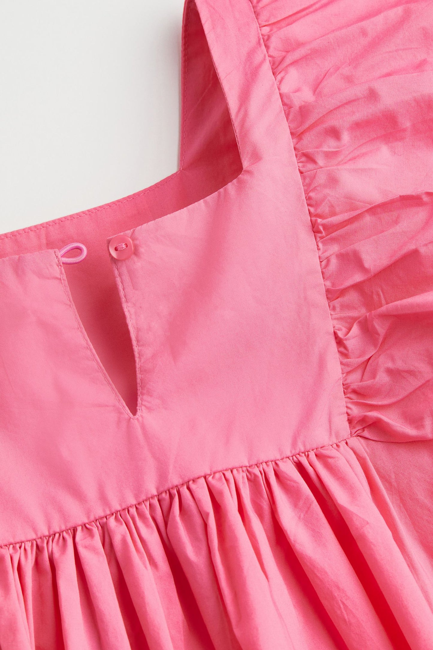 Vestido niña H&M rosado revuelo