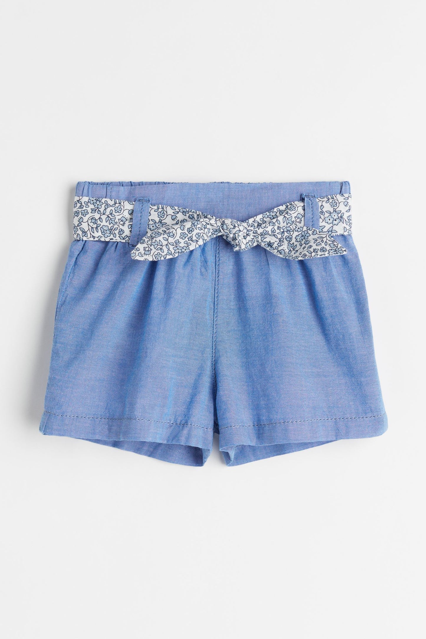 Short niña H&M paperbag con faja