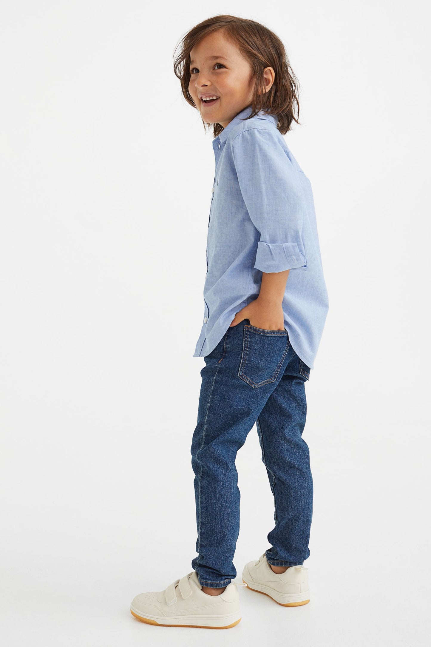 Pantalon Jeans azul niño H&M