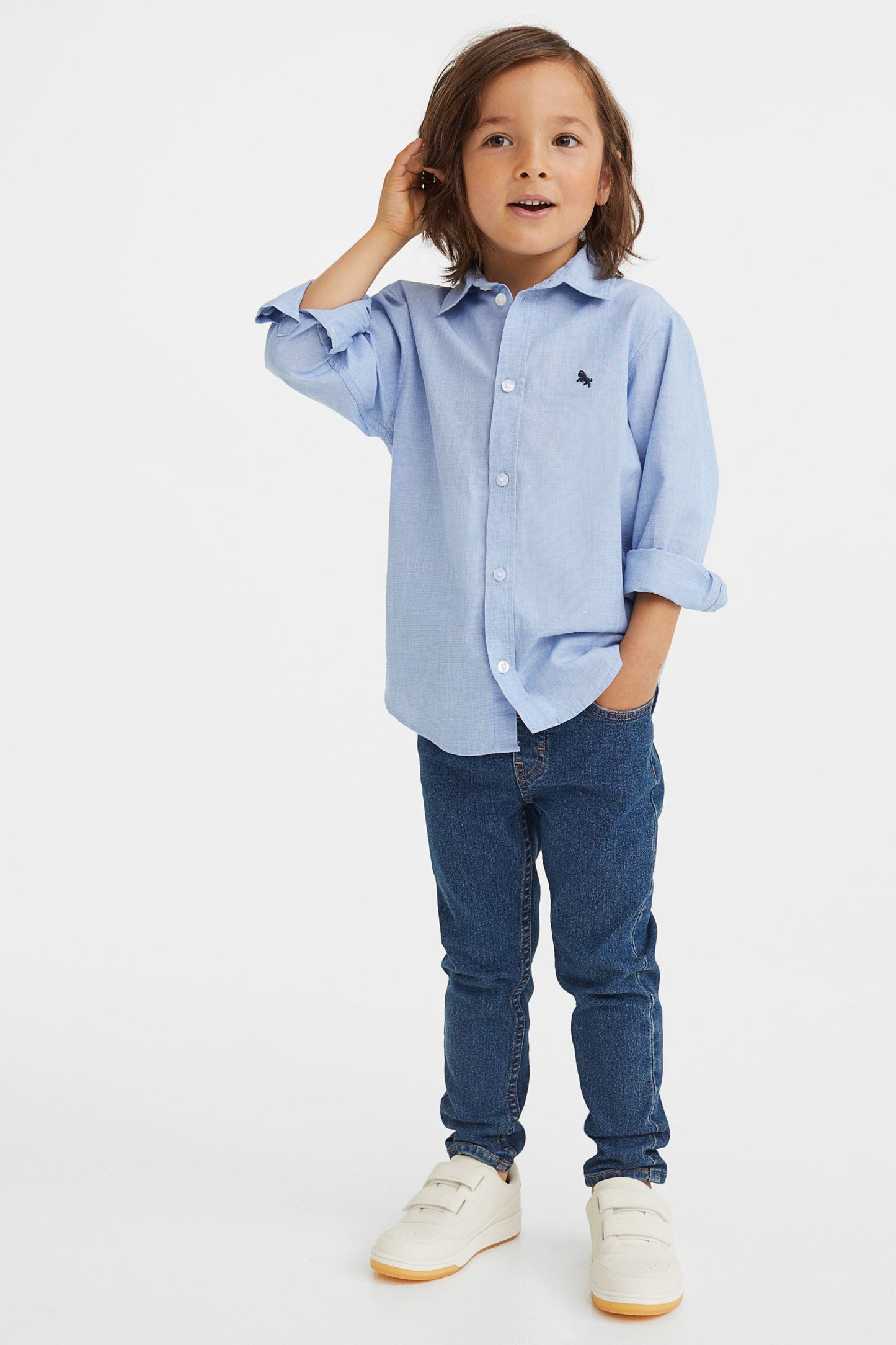 Pantalon Jeans azul niño H&M