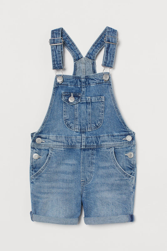 Overall shortall jeans niña H&M