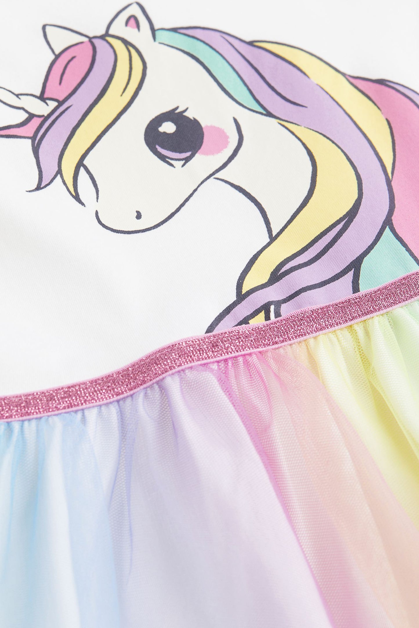 Vestido niña unicornio tutu H&M