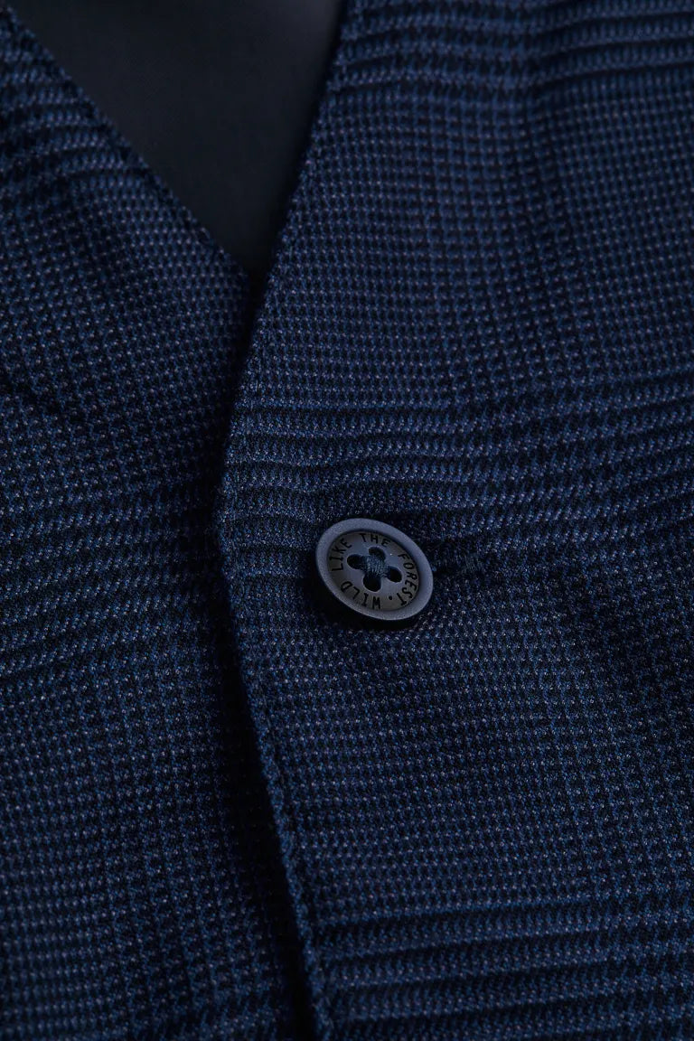 Set formal 4 piezas camisa blazer corbatin pantalon azul niño H&M