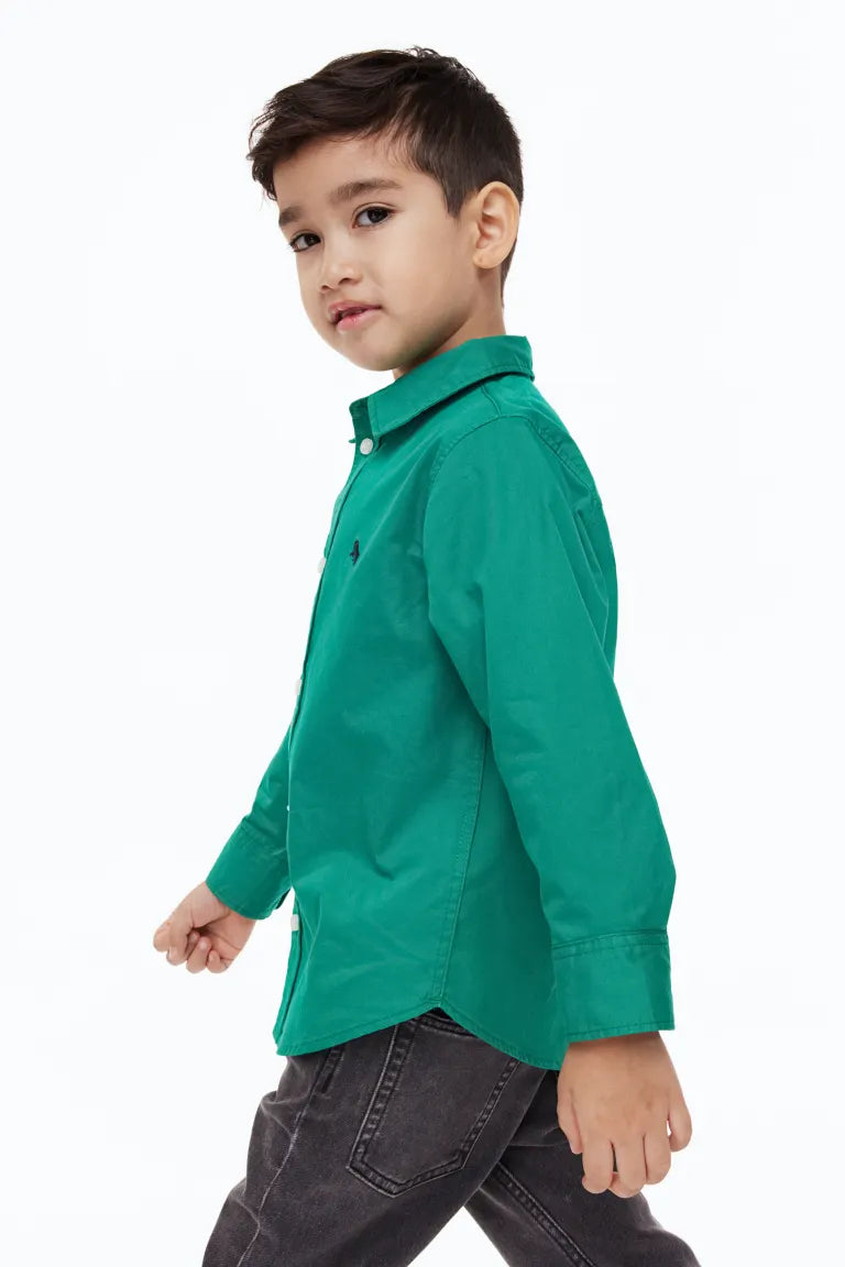Camisa verde niño H&M formal