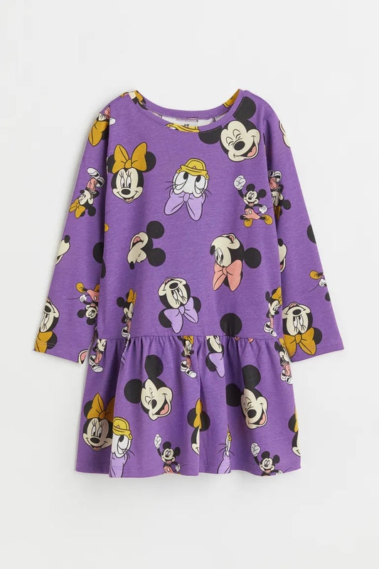 Vestido Minnie Disney H&M niña MORADO