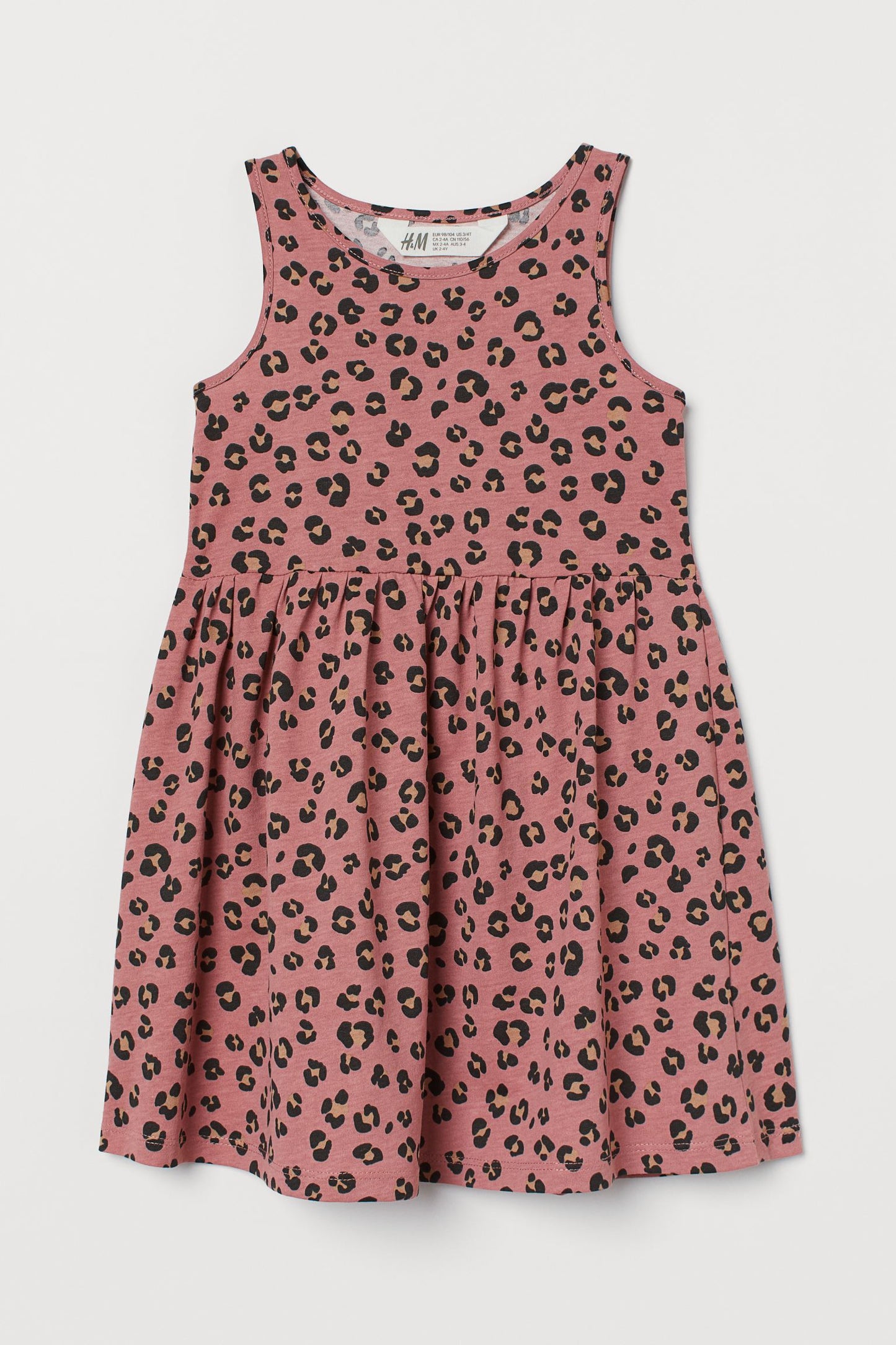 Vestido H&M niña animal print
