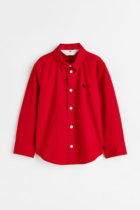 Camisa roja niño H&M formal 48683760