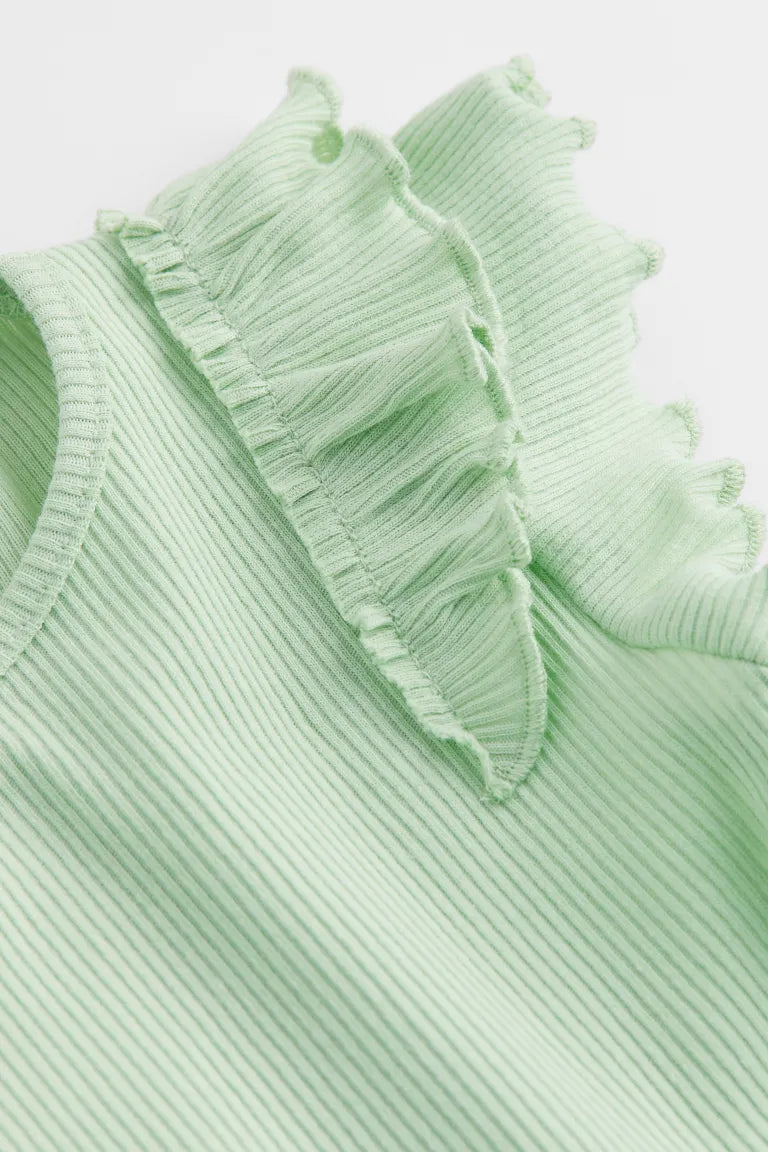 Vestido verde   H&M  niña