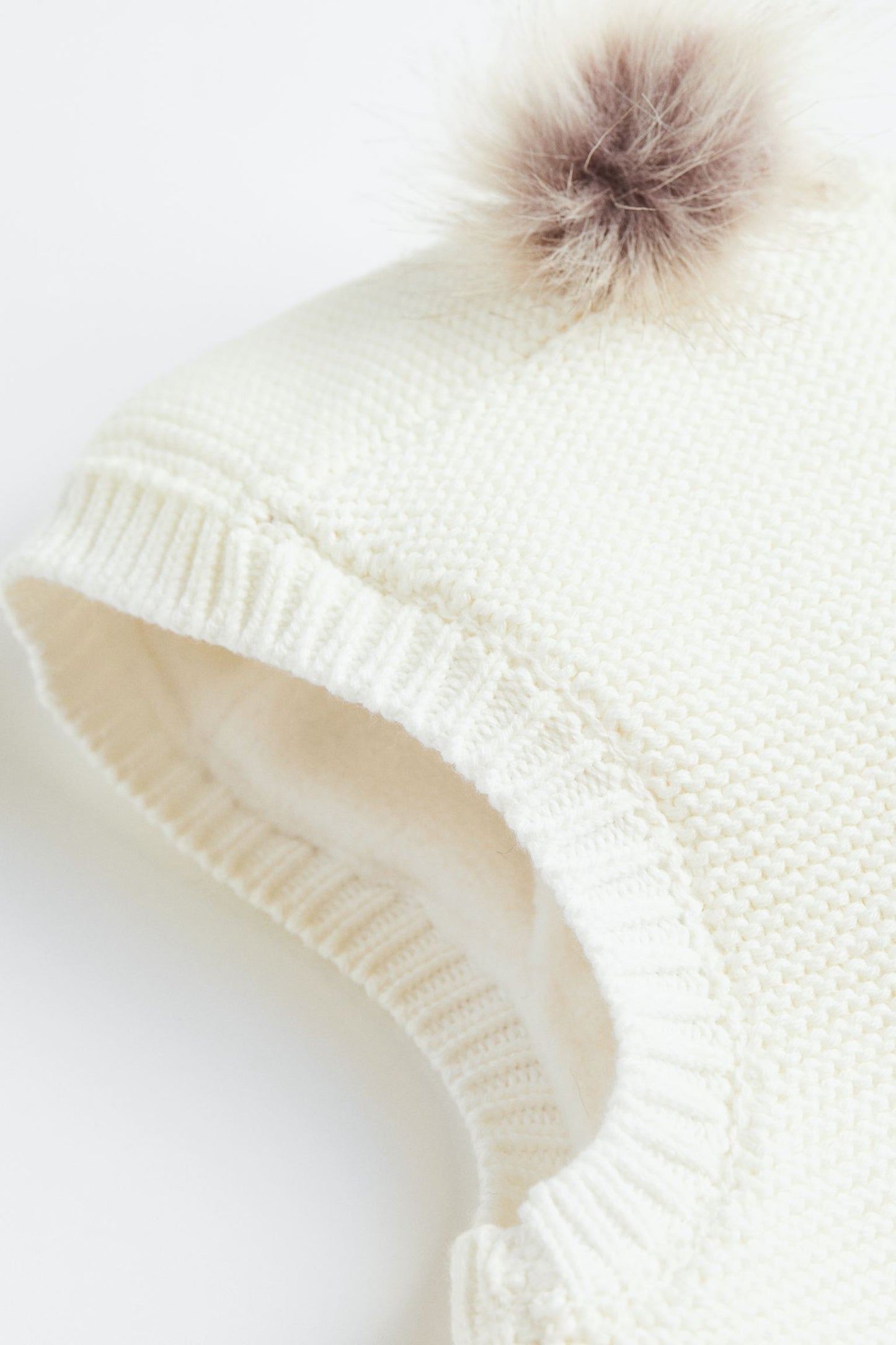 Gorro blanco bebe niña  H&M